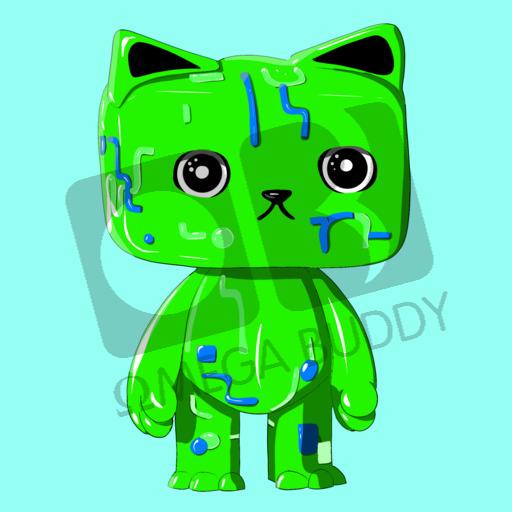 Sqitten TOXIC GREEN - The First Litter