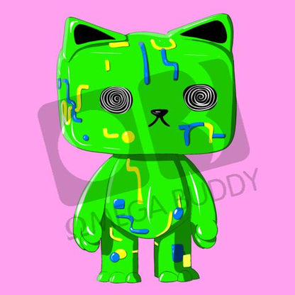 Sqitten TOXIC GREEN - The First Litter