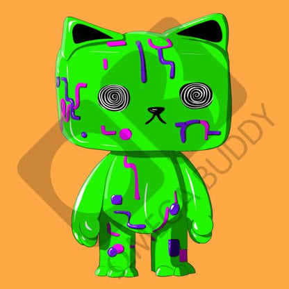 Sqitten TOXIC GREEN - The First Litter