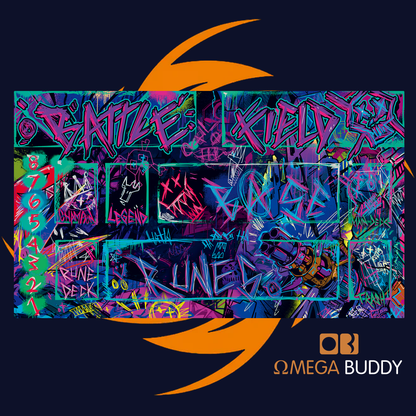 OmegaBuddy – Neon Riftbreaker Limited Edition Playmat